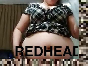 Redhead green shirt dht