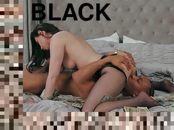 chatte-pussy, babes, énorme-bite, interracial, hardcore, black, bas, blanc, bite