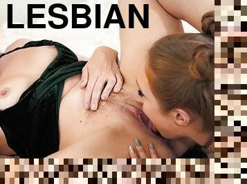 Booty girl and a goddess having lesbian sex