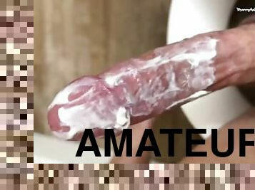 papa, amateur, énorme-bite, gay, drôle, solo, pappounet, musclé, bite