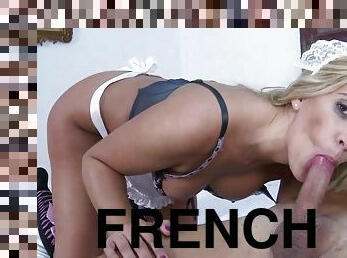 French Maid Carolina Abril Fucks Her Clients Huge Cock - Carolina abril