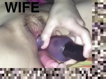 masturbação, esposa, amador, marido