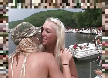Wild Party Girls On The Lake