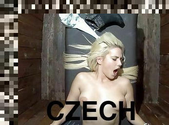 Czech sluts enjoy orgy glory hole