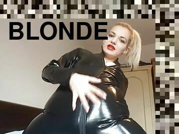 Hot blonde pvc