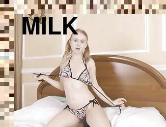 Its too big sir - Blue Eyed Doll Cock Milking