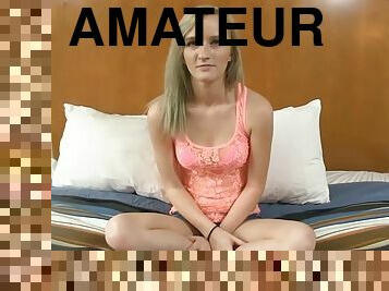 amateur, ados, point-de-vue, blonde