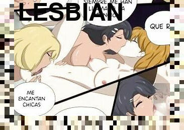 Orga de lesbianas japonesas hasta correrse