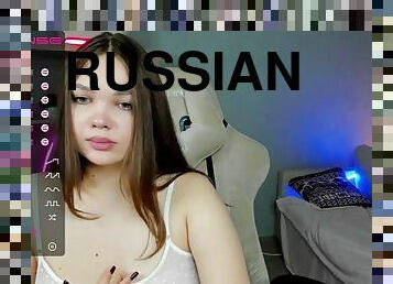tetas-grandes, masturbación, ruso, amateur, adolescente, webcam, culazo, a-solas, morena, calientapollas