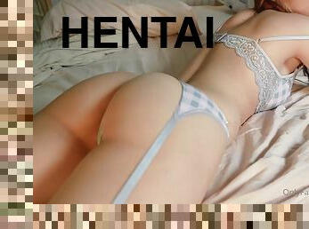 dilettant, beule-schuss, massage, hentai, allein