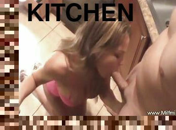 Kitchen Blowjobs Are The Best BJs