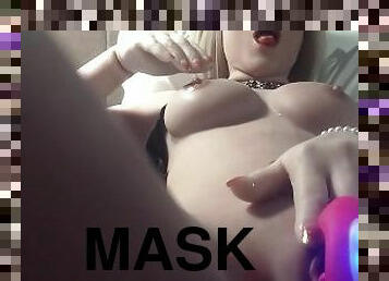 Bedtime Vibrator Play  Miss Eva Mae  Female Masker & Living Doll