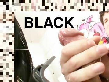 BJ for a white cock by black girl