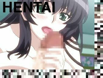 Cute big tits hentai