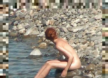 nudiste, en-plein-air, cam, plage, voyeur, jeune-18, horny, caché