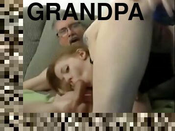 Riding grandpa