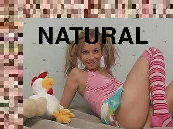 babes, ados, doigtage, bas, natte, jeune-18, naturel, parfait, solo, posant