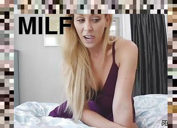 MILF Cherie DeVilles great blowjob in insemination by mine