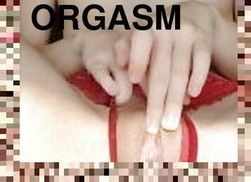masturbation, orgasme, public, chatte-pussy, amateur, doigtage, culotte, lingerie, solo, humide