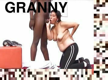 granny, milf, maman, brésil, bout-a-bout, brunette