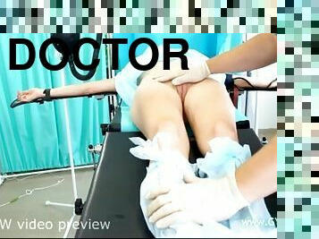 médecin, ados, hardcore, bdsm, fétiche, latex, bondage, hôpital, examen-gyno