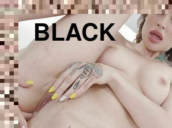 Chanel Brooks sucks and rides giant black cock like a real pro