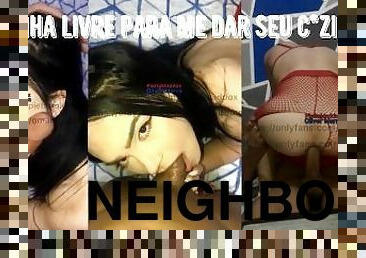 Neighbor Free to Give Me Her Tight Ass And Suck My Black Dick, I Can do Whatever I Want While My Hus