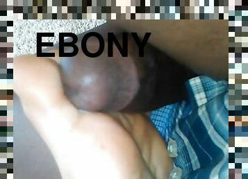 Greatest ebony toejob 1