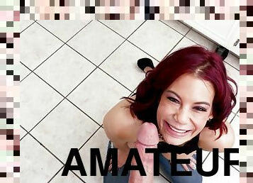 amateur, mature, fellation, ejaculation-sur-le-corps, énorme-bite, pornstar, maman, fellation-profonde, rousse, point-de-vue