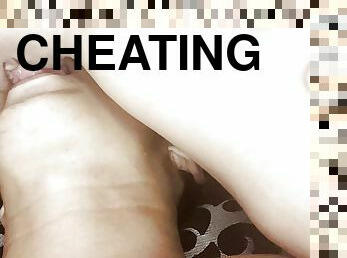 After cheating wife she came from her lover and I licked her pussy