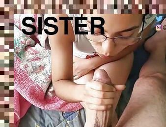 I MEET MY STEPSISTER COMING OUT OF THE BATHROOM AND WE HAVE SEX