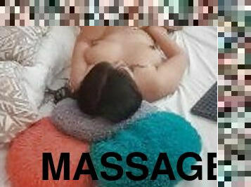 erotic massage friend, enjoying her beautiful body