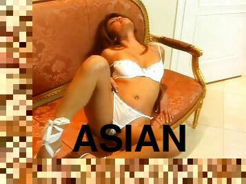 asiatisk, lesbisk, hardcore, ensam