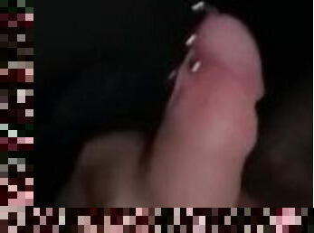 Pierced cock solo