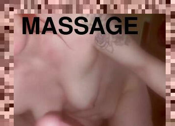 masturbation, amateur, fellation, ejaculation-sur-le-corps, massage, point-de-vue, ejaculation