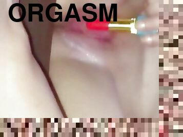 masturbation, orgasme, branlette, doigtage, horny, branlette-avec-les-pieds, bite