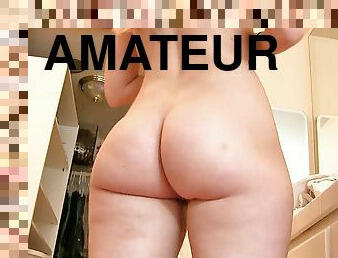 Sweet Thick Booty Blonde Amateur Auditions For Lucky Guy