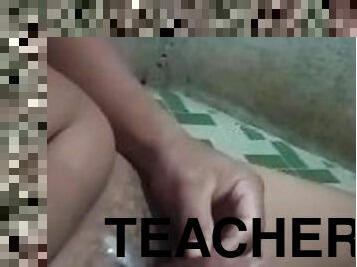 Jakol ni teacher na malibog  Chubby Pinoy Jakol