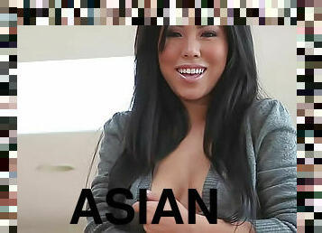 Leggy Asian Playboy model
