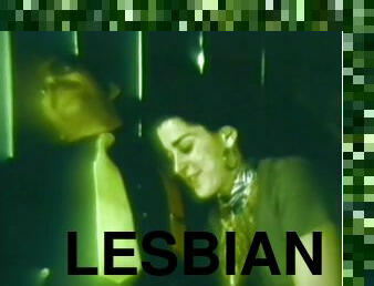 lesbienne, hardcore, vintage, couple