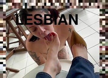 lésbicas, bdsm, escravo, pés, fetiche