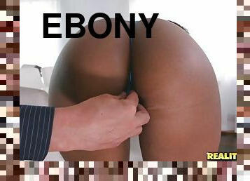 His white cock plows her ebony teen love tunnel