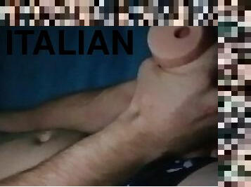 masturbation, amateur, ejaculation-sur-le-corps, énorme-bite, ados, jouet, point-de-vue, italien, solo, bite