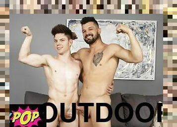 TWINKPOP - Shredded Studs Brysen & Riley Get Hot And Heavy By The Pool Taking Things To A Next Level