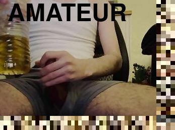 pisser, sport, amateur, ejaculation-sur-le-corps, énorme-bite, gay, branlette, ejaculation, mexicain, fétiche