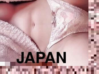 asiático, mijando, magro, amador, japonesa, hentai, sozinho, molhado