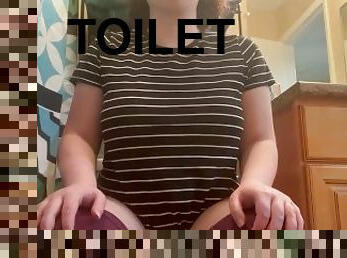 pisser, amateur, toilette, fétiche, solo