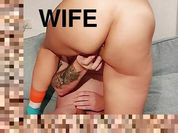 pantat, isteri, amatir, sayang, jenis-pornografi-milf, dapur, bersetubuh, tato, berpose