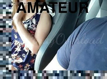 asiatique, amateur, hardcore, voiture, salope, philippine