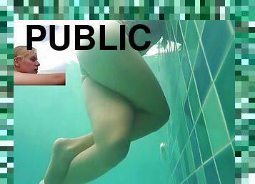 Public pool masturbation